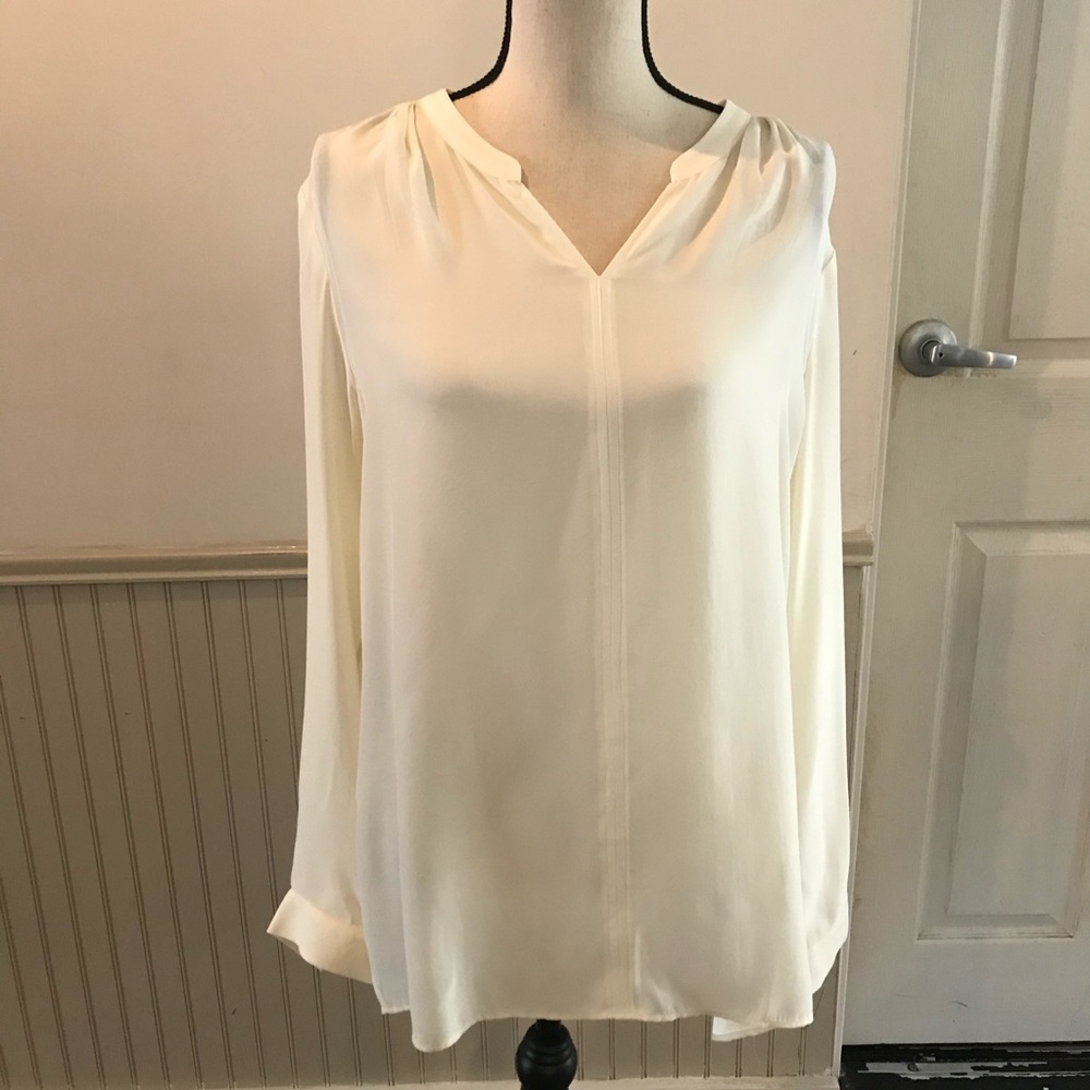 TALBOTS 100% SILK BLOUSE SIZE 14